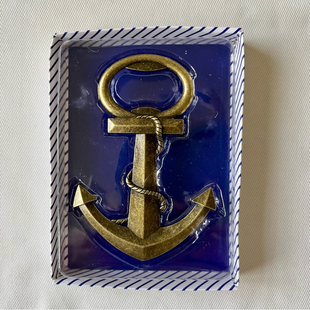 Metal Anchor Bottle Opener